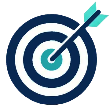 Target with arrow icon for Solution-Focused Brief Therapy